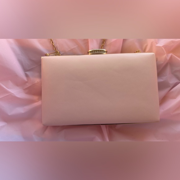 Beautiful Pink Flowered Crossbody/Clutch - Picture 2 of 2